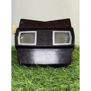 Vintage Sawyer’s View-Master Model C Brown Bakelite 3D Stereo Viewer RARE 1940s